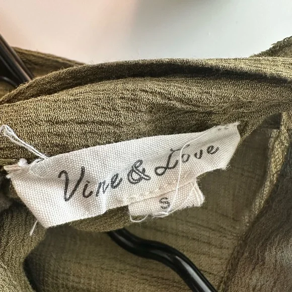 Vine & Love Olive Green Mini Dress - Picture 2 of 3